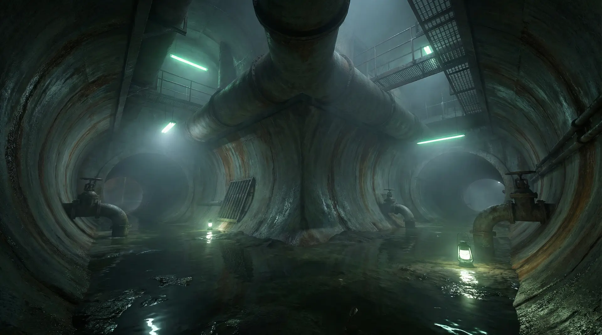 地下排水系统巨型管道 - 暗网禁区 - 工业遗迹